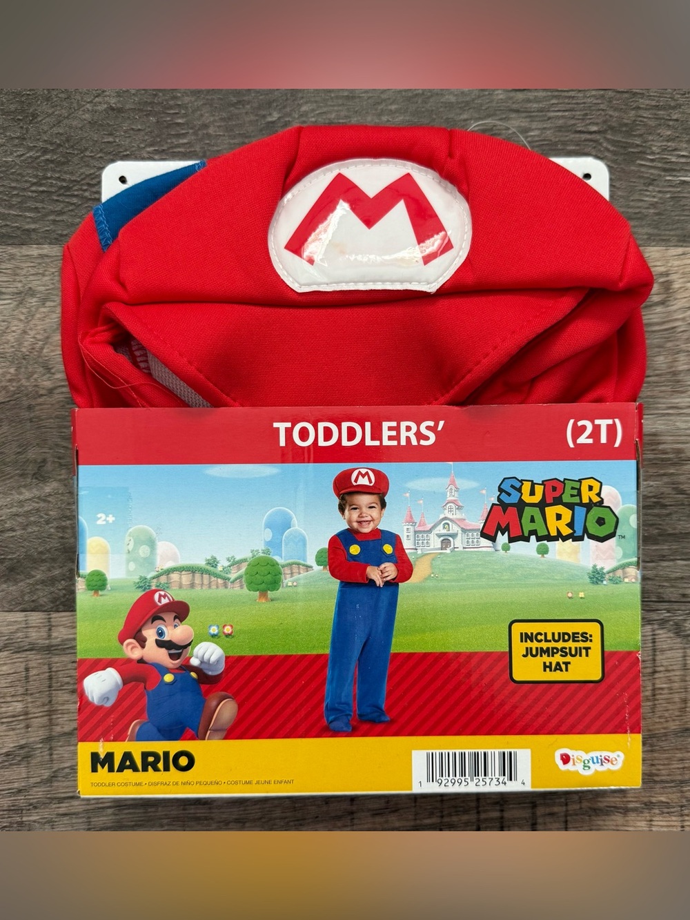 NWT Super Mario “Mario” Toddler Halloween Costume 2T Nintendo Disguise Cosplay